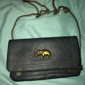 grey elephant purse